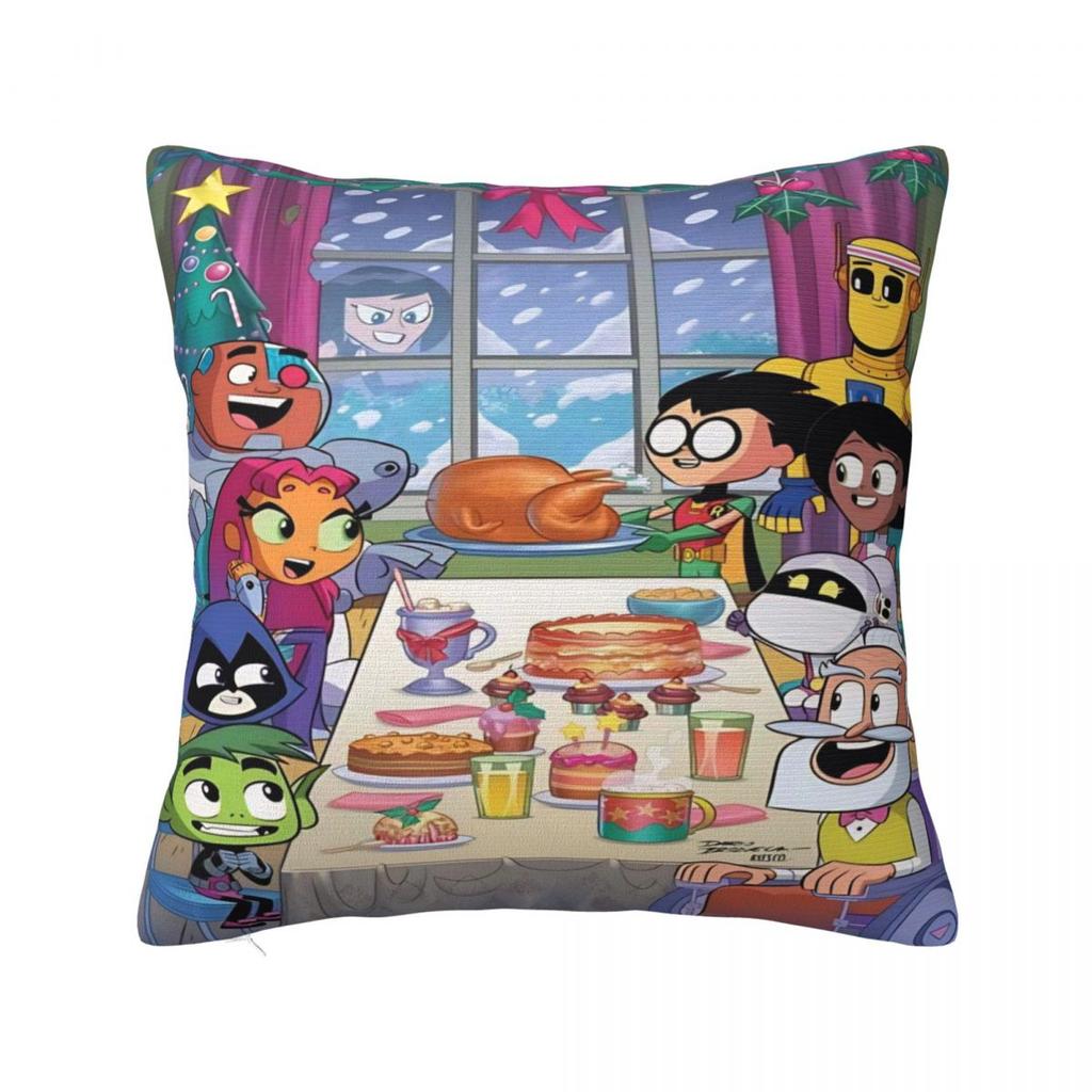 Pillow Cover Cartoon Go Custom DIY Cushion Cover T-Teen Fashion Pillow Case For Office Car Home Decorative Pillowcases