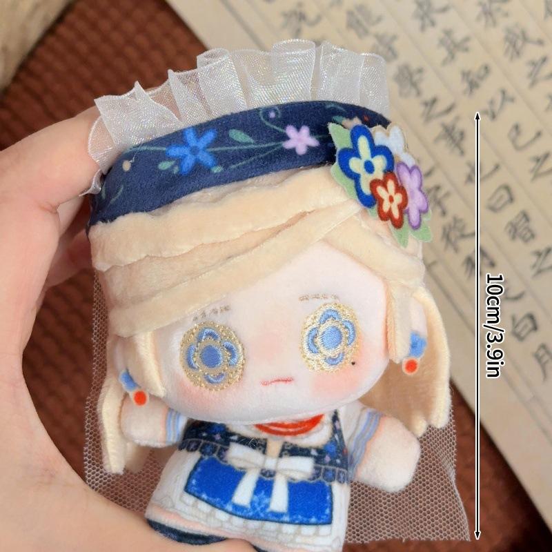 Game Identity V Doll Keychain Cute Anime Figure Cotton Doll Cosplay Pendant Stuffed Plushies Keyring Bag Accessories Fans Gifts