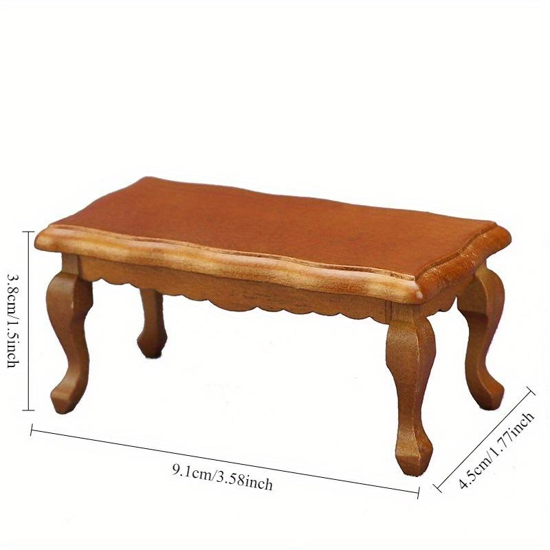 

1 шт. Миниатюрная мебель Чайный столик Кофейный столик Декор Мини Микро Ландшафт Бонсай Мебель коричневый