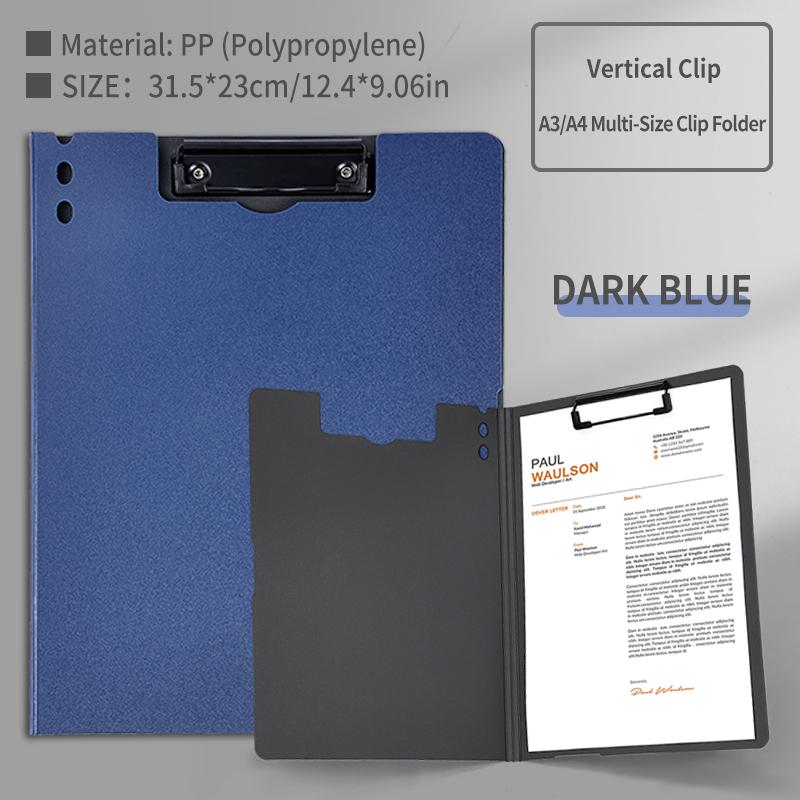 A4 File Folders Documents Organizer Clipboard With Cover A4 Paper Folder For Business And School Stationery And Office Suppl X