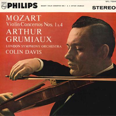 LP Record ARTHUR GRUMIAUX COLIN DAVIS LONDO  Mozart Violin Concertos No. 1 No. SFL7594 PHILIPS 1963 Japan Classical Used