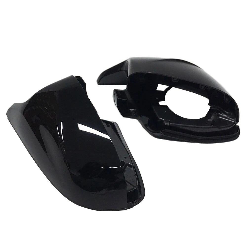 Car Wing Side Rearview Mirror Cover Caps Trim Kit for BMW X3 G01 X4 G02 X5 G05 2018- Glossy Black M Style Shells Accessories