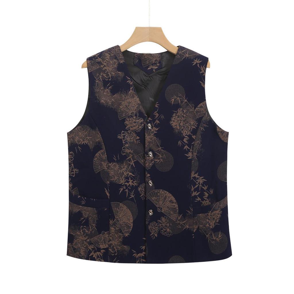 Women's Plus Size Lightweight Sleeveless Vest - Spring/Autumn Jacket for Middle-Aged and Elderly