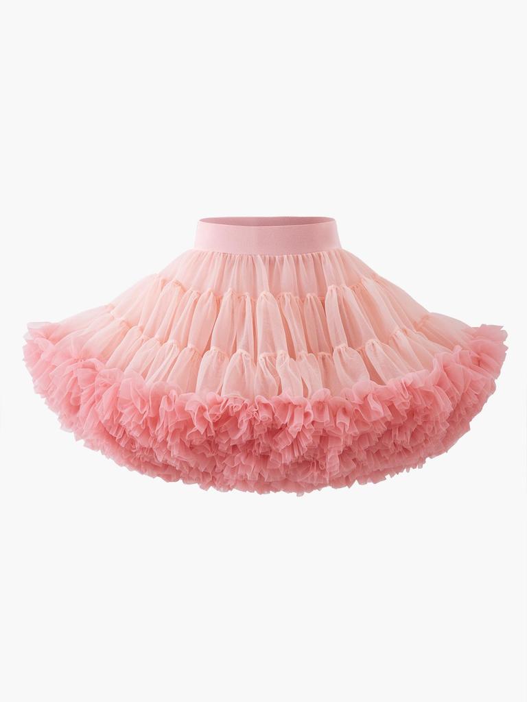 Verbesserter flauschiger Netz-Tutu-Rock für Damen, 2. Generation, Ballett-Stil