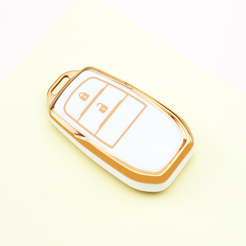 2 3 4 Buttons Shell Fob TPU Car Key Case Cover For Toyota Crown RAV4 Highland CHR Hilux Fortuner Land Cruiser 200 Camry Corolla
