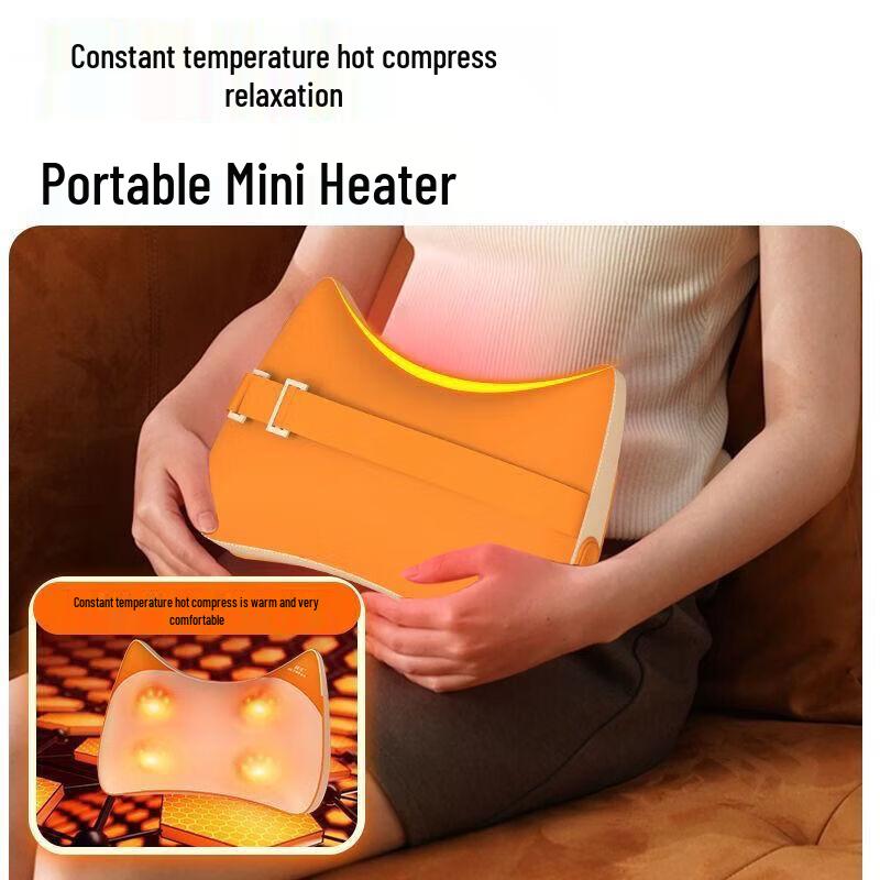 HEZHENG Waist and Neck Massage Pillow CN plug (adapter included)