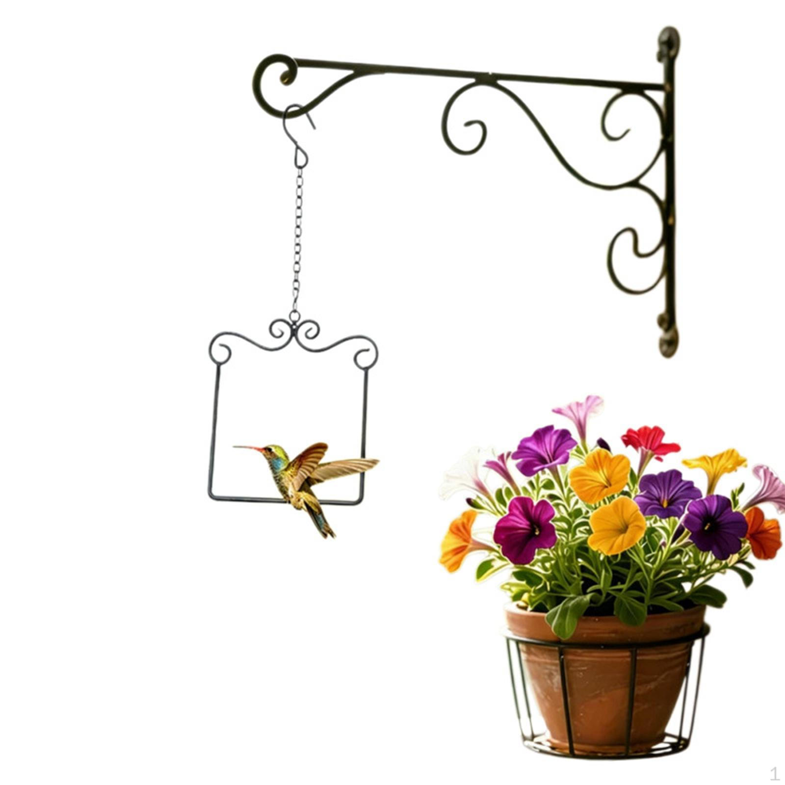 

And Perches, Decorative Bird Swings, Heavy-duty Hanging Chain, Outdoor Perch, Metal чорний