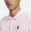 Nike Men's NikeCourt Slim-Fit Polo Shirt Pink DA4380-663