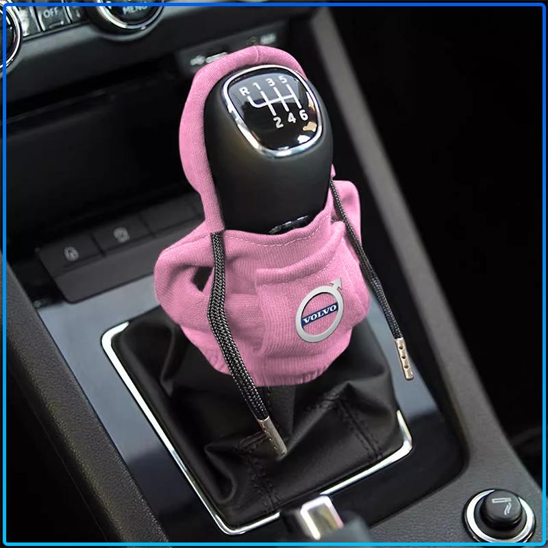Hoodie Car Gear Shift Knob Cover Gearshift Handle Interior Decorative For Volvo XC90 XC60 XC40 V40 V50 V60 S40 S50 S60 S70 S80 S90 240 C70 Vnl Truck