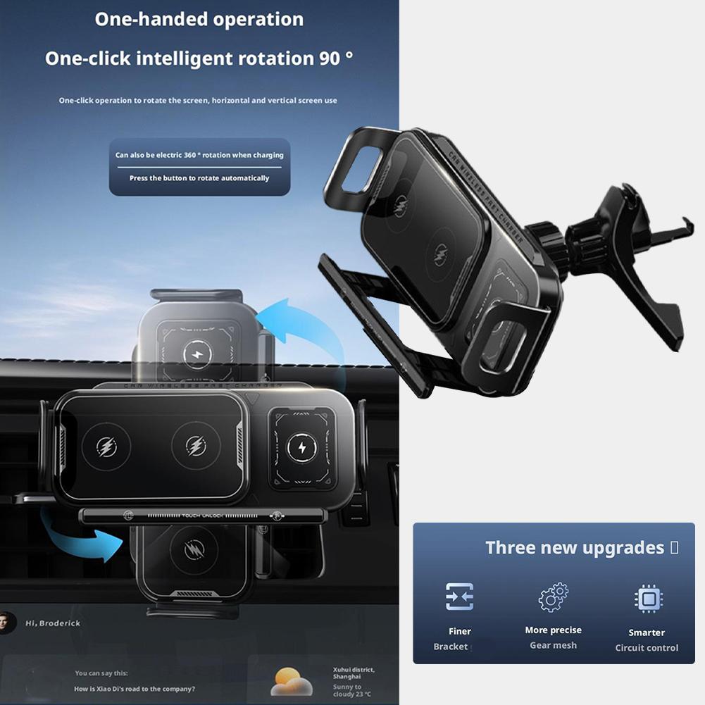 15W Universal Car Phone Wireless Charger Holder 360. 16 15 3 Z Mount 5 For Samsung Fold Galaxy C9T9