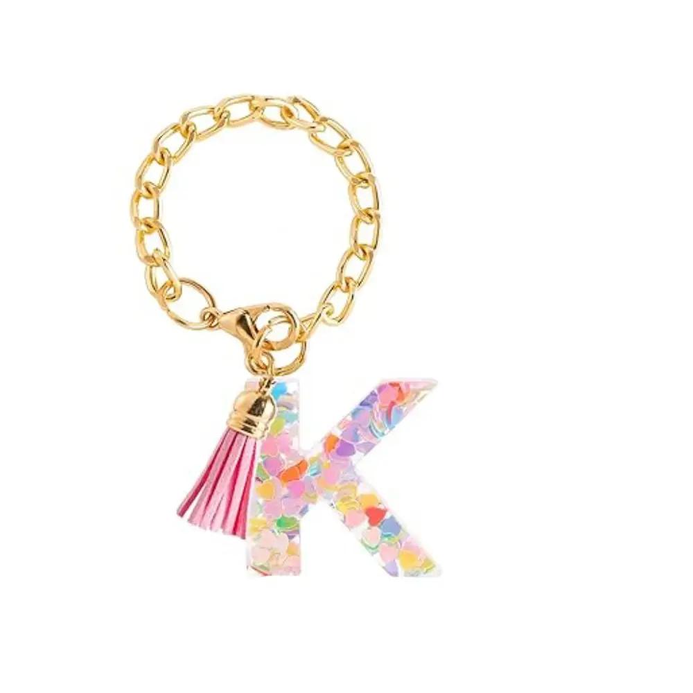 

Letter Charm Accessories for Stanley Cup 1 PCS Pink Cute Initial Keychain Handle Charm for Stanley Tumbler girls