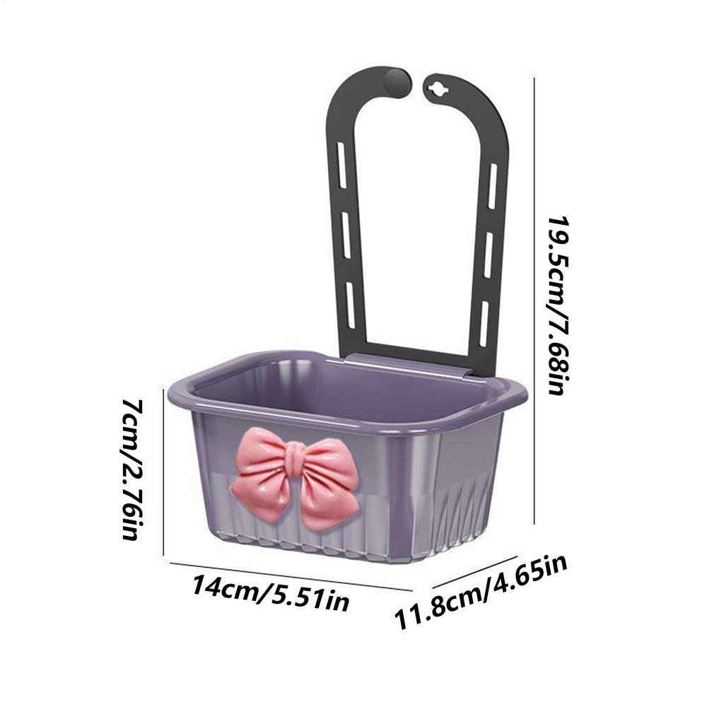 

Sink Strainer Basket hanging sink draining basket detachable kitchen food filter cleaning water basket Kitchen Accessories фиолетовый