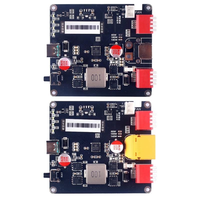 140W Bidirectional Fast Charging Module 2-6S Battery Charging Board Automatic Temperature Control Replacement
