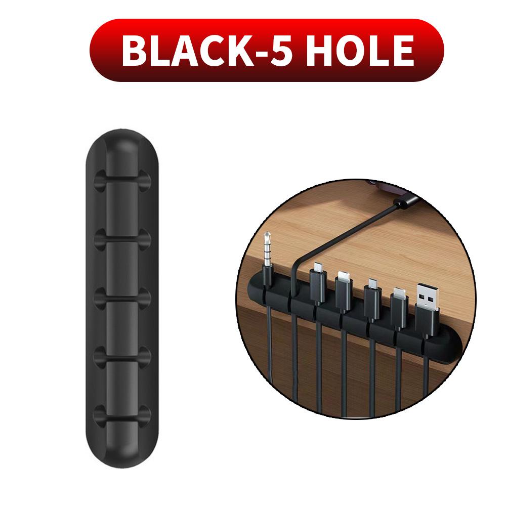 

Органайзер для кабелей, силиконовый держатель для USB-кабелей, клипсы для организации, самоклеящийся, для мыши, клавиатуры, гарнитуры, для iPhone, Huawei