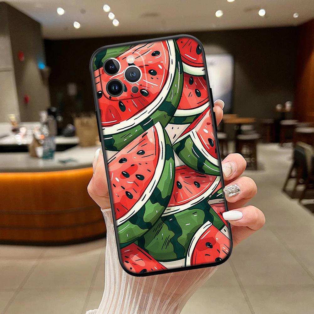 RA8 Cartoon-Frucht Wassermelone Handyhülle für Samsung Galaxy S20 S21 S22 Ultra FE + Plus A21S A22 A24 A25 A26 A30 A30S A31