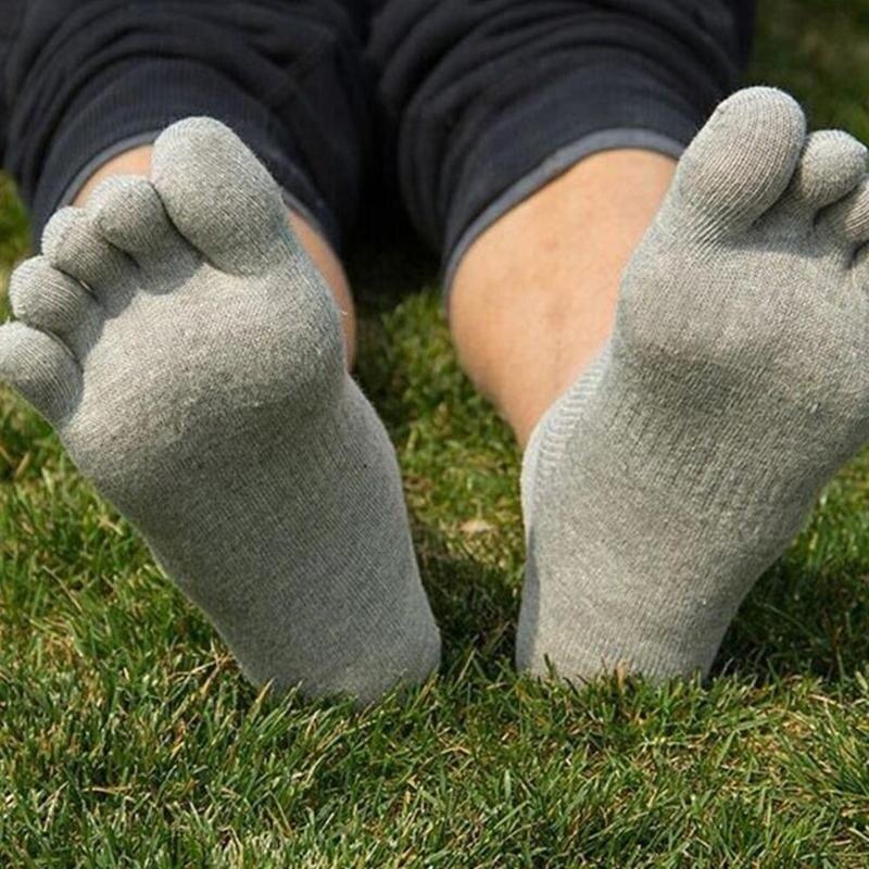 1 Paar Unisex Herren Damen Socken Sport Mesh Fünf 5 Finger Zehenschuhe Sale Baseball Laufen Radfahren Herren Atmungsaktive Sportsocken