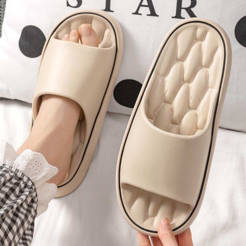 EVA Women Home slippers Summer Soft Beach Slides Fashion Comfortable Non-slip Slippers Breathable Lightweight Men Bathroom Slippers