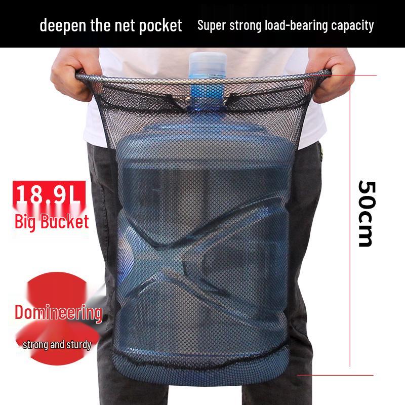 Telescopic Fishing Landing Net with Adjustable Handle and Fine Mesh