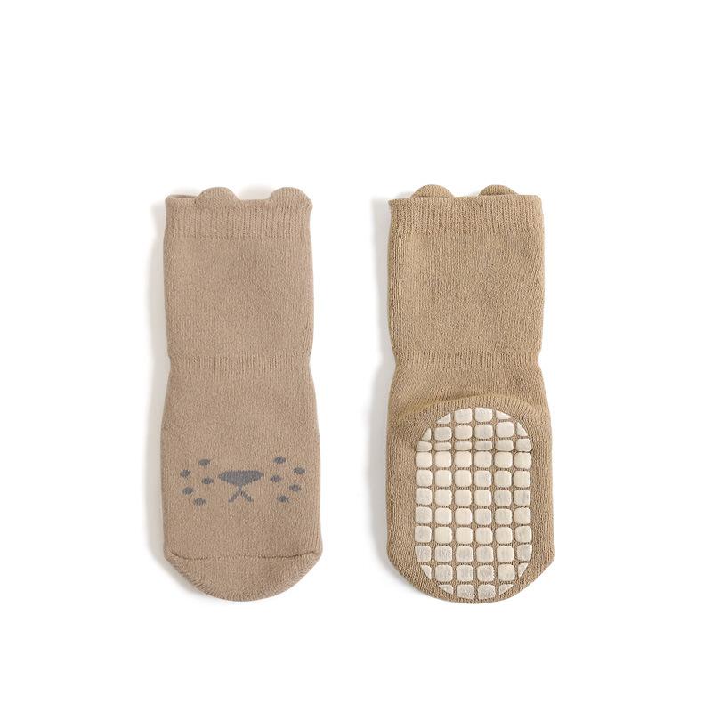 Toddler Baby Floor Socks Fall and Winter Thickened Warm Terry Indoor Men and Women Children Baby Socks