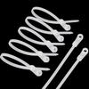 Reusable Screw Hole Cable Ties Self-locking Cord Ties Straps Fastening Loop Office Organizer Heavy Duty Adjustable Cord Zip Tie