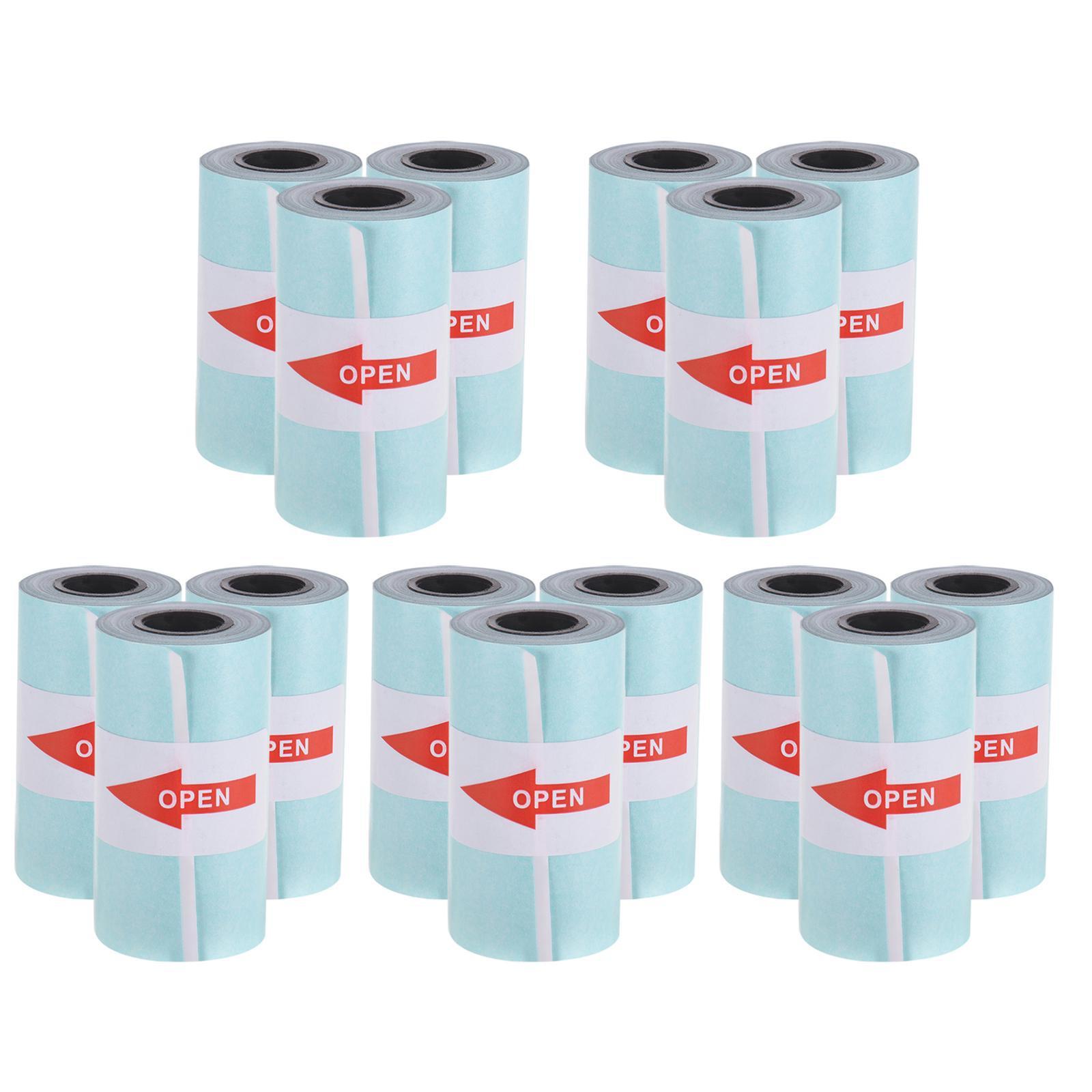 

Рулон бумаги для печати наклеек, бумага для прямой термопечати с самоклеящейся пленкой, 57*30 мм для карманного термопринтера PeriPage A6 для фотопринтера PAPERANG P1/P2 15pcs