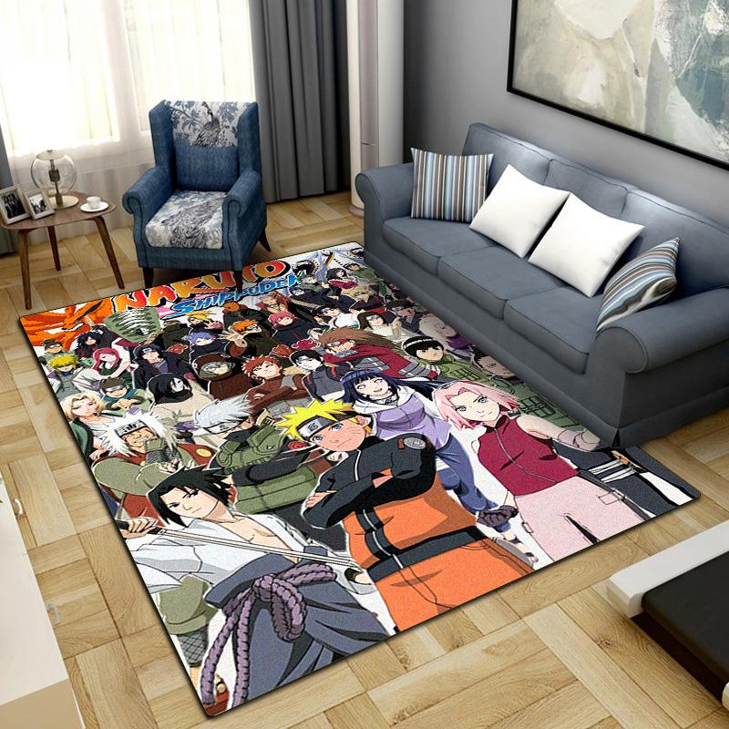 Anime-Naruto  Area Carpet for Living Room Bedroom Home Decor Cool Movie Mat Floor Mat -LXR41
