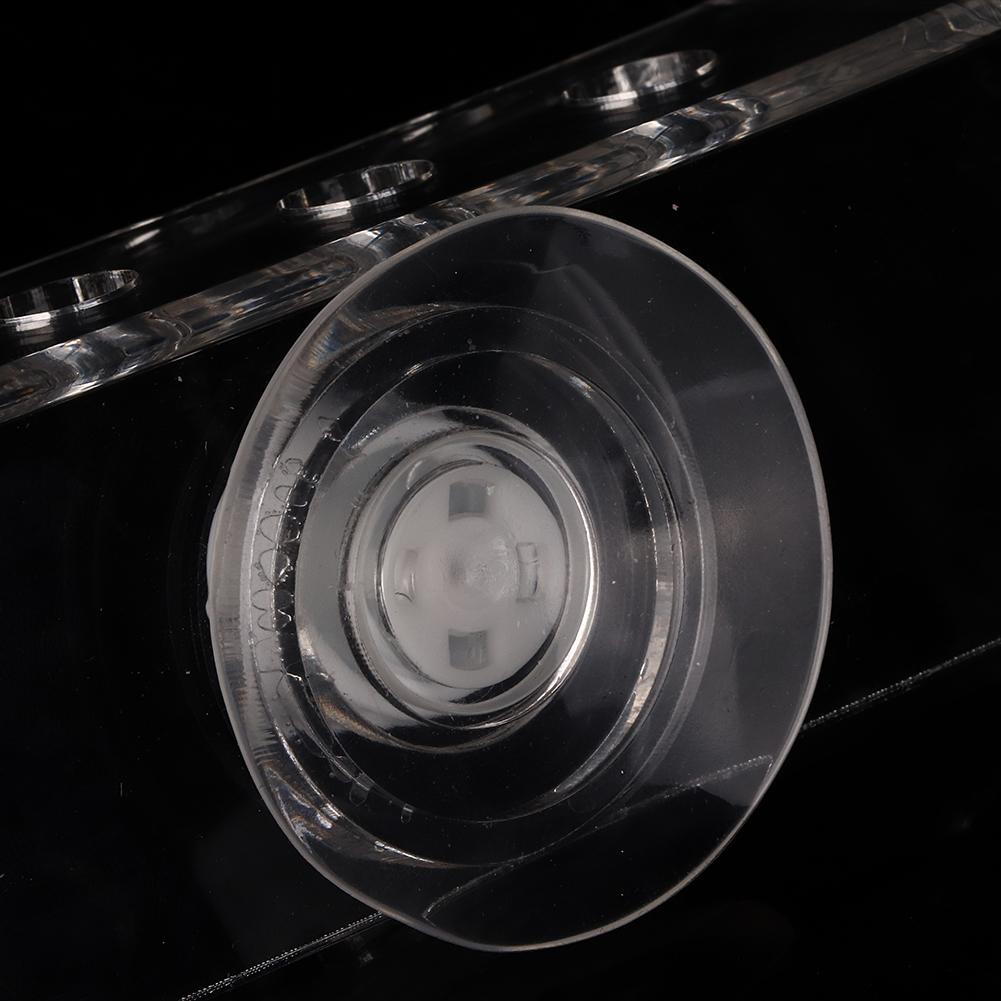 Acrylic Transparent Aquarium Front Loading Curved Coral SPS Button Snags Bracket Mount Fish Tanks