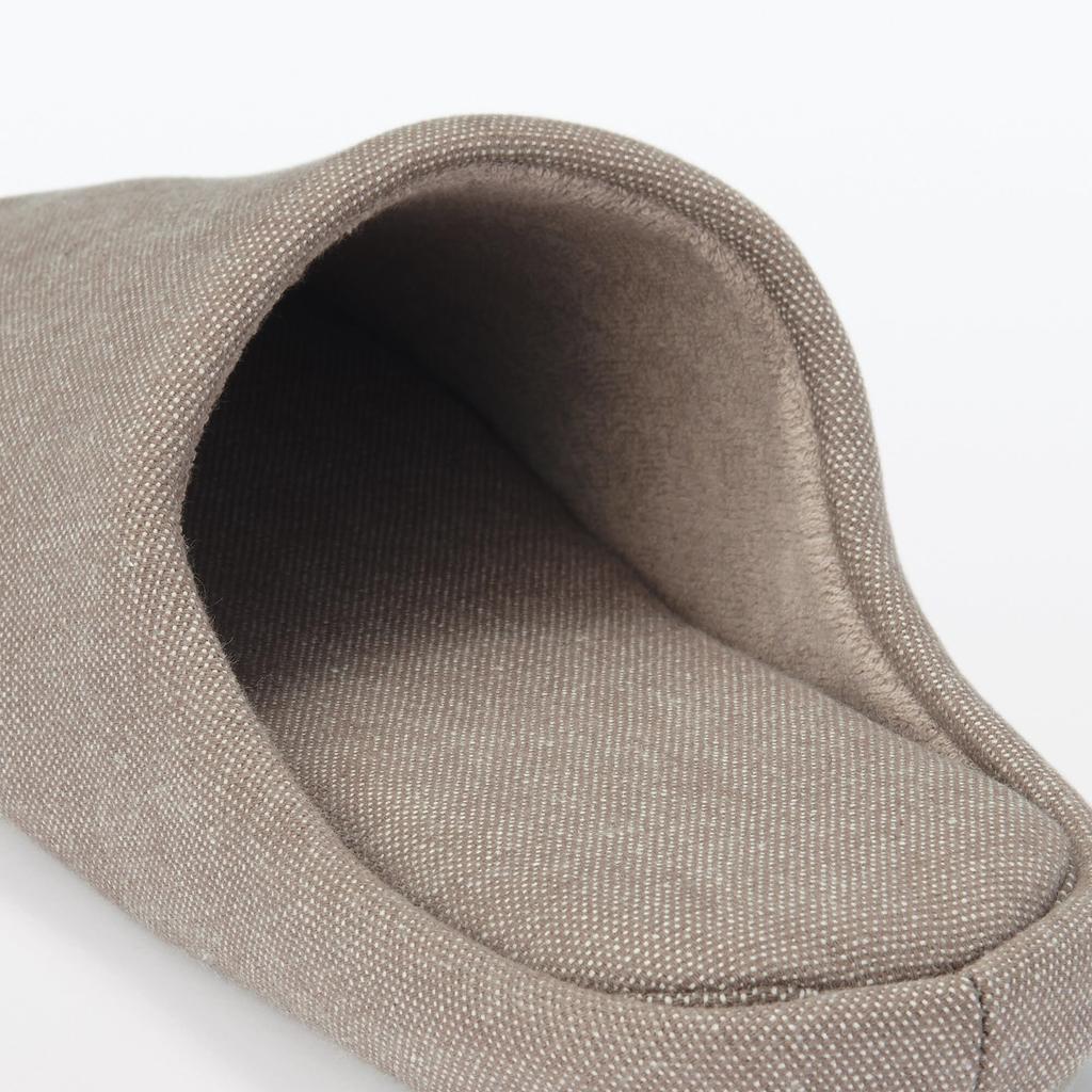 MUJI Washable Cushion XXL Light 76411291 Slippers, (Sizes 28.5-30cm), Brown,