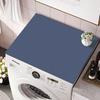 Solid Color Washing Machine and Refrigerator Dust Cover: Diatom Mud, Absorbent, Non-Slip, Dirt-Resistant Mat