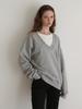 VERTNEUF Deep V-Neck Fleece-Lined Sweatshirt (2 Colors)