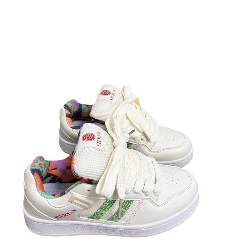 Bread Shoes Dopamine Autumn New Couple Tide Casual Versatile Breathable Student Board Shoes Flat