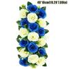 Rose Row Artificial Rose Flowers Flower Wall Shooting Prop Fake Flowers Lintel Flower Floral Decoration Wedding Arch Flower