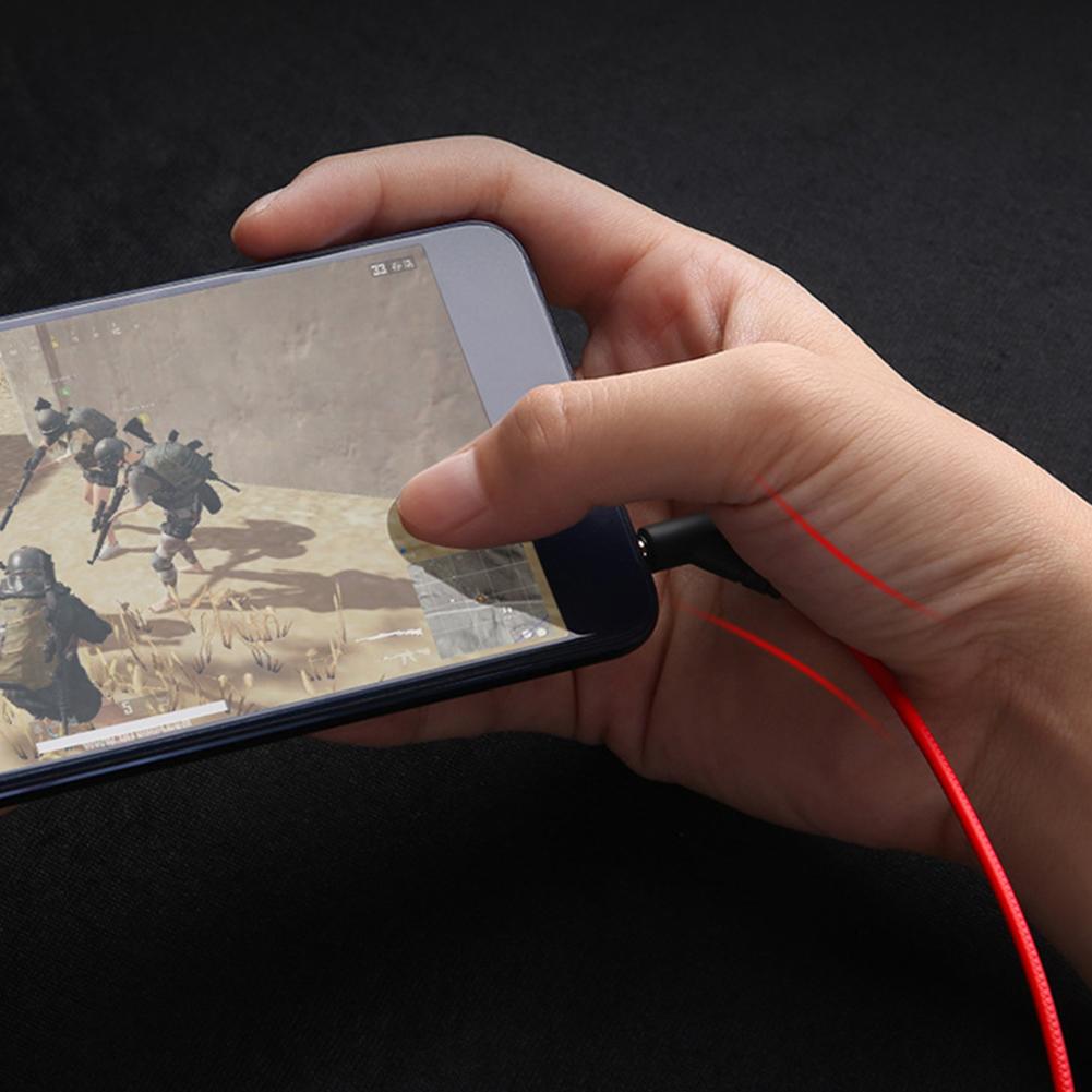 Oyun Kablolu Kulaklık 3.5mm Kulaklık Mic ile PS4 PUBG 3.5mm Telefon 3D Kulakiçi Kulaklıklar