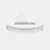 Lightweight Fedoras Hat Woman Men Felt Ladies Cowboy Hat Party Rhinestone Western Party Hat Bonnet Men Windproof Hat