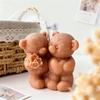 Handmade Bear Candles Couple Bear Soy Wax  Decorative Valentine's Day Gifts & Home Decor Scented Candle