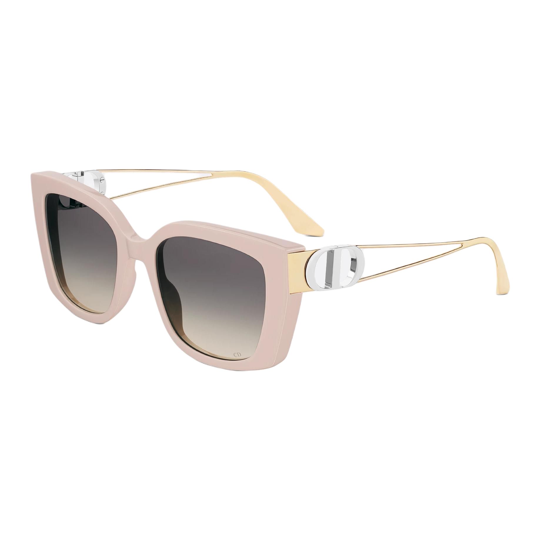 Dior Logotips Acetāta Metāla Kvadrātveida Saulesbrilles