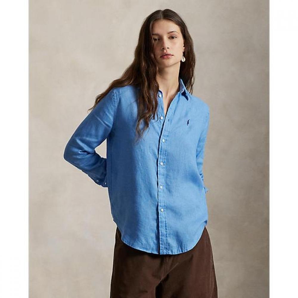 

Polo Ralph Lauren Women S claSSic Fit Linen Shirt wmpoShtndo21083400 XS