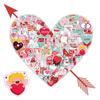 Love Stickers For Scrapbooking, 100 PCS Valentines Stickers For Scrapbook Supplies, Vinyl  Stickers For Water Bottles Laptop