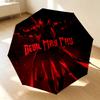 Devil May Cry 8 Ribs 3Fold Black Glue Uv Protection Umbrella Sun Protection Rainproof Compact Folding Umbrella For Travel Daily Use C924126