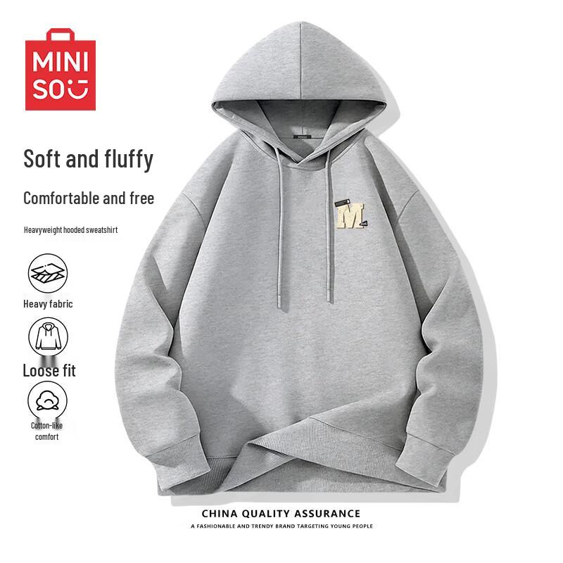 MINISO Men's Hooded Pullover Sweatshirt