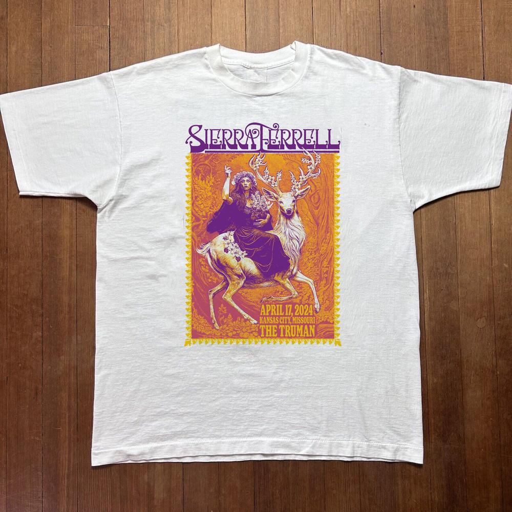 Sierra Ferrell Gift For Friends White T-Shirt Cotton All Size Unisex T-Shirt S