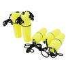 6PCS Kayak Container Bottle ABS Waterproof Portable Kayak Sealed Bottle Dry Canister with Hook Rope for Diving