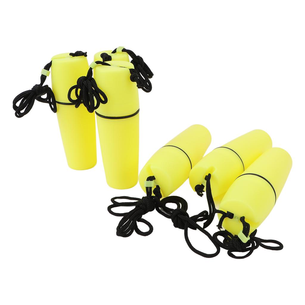 6PCS Kayak Container Bottle ABS Waterproof Portable Kayak Sealed Bottle Dry Canister with Hook Rope for Diving
