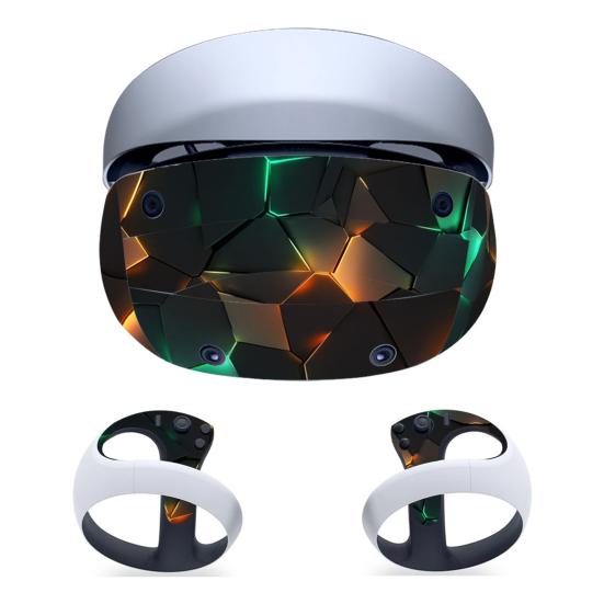 VR Glasses Sticker Unique Clear Pattern Anti-scratch Protective Easy To Install VR Headset Classes Sticker for PS VR2