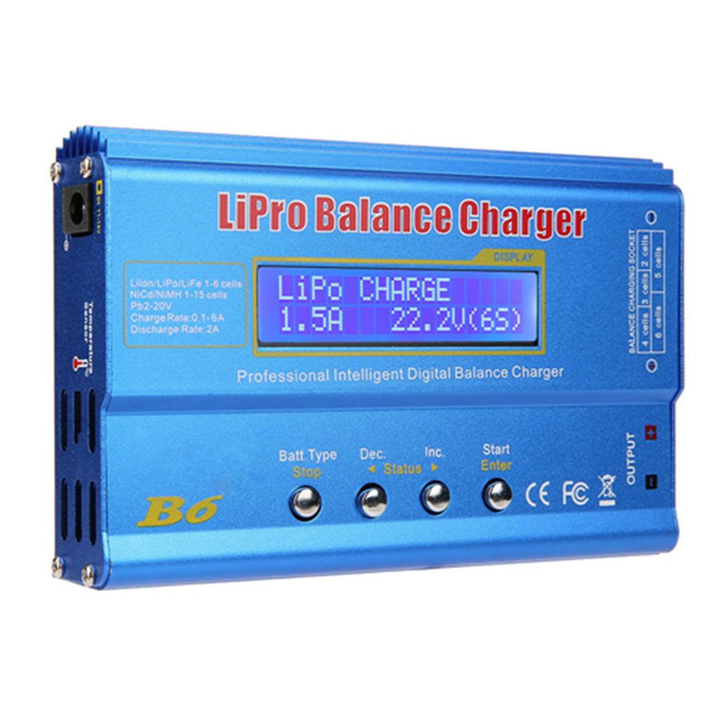 B6 80W Digital LCD Balance   Dis  for L  NiMH RC Battery(without Plug)