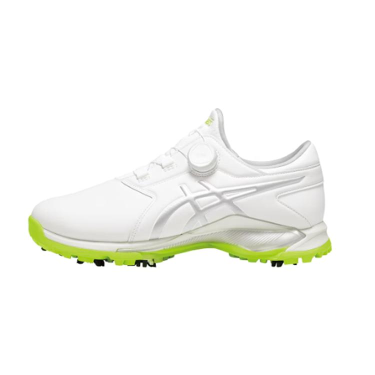 Asics Gel-Ace Pro Boa Breathable Comfortable Versatile Durable Low-Top Golf Shoes Men sneaker Yellow White 1111A229-101