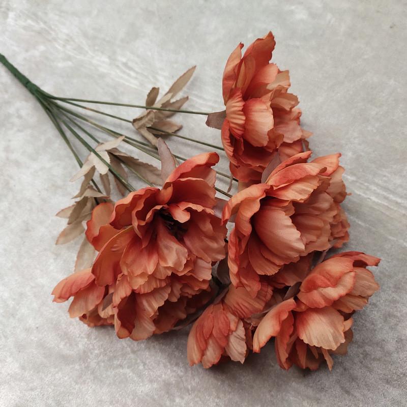 Silk Peony Realistic Artificial Flowers For Wedding Party Home Decorations