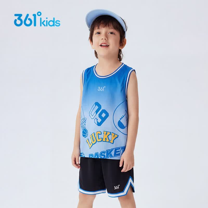 361° Boys' Knit Quick-Dry Vest Basketball Set K52424405