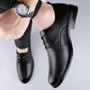 Fashion Classic Men Shoes for Wedding Lace-Up Dress Men's Shoes Genuine Leather Men's Business Shoes Handmade New Male Oxfords Footwear
