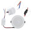 9w Round 18LED Infrared Sensor Downlight Human Body Induction Ceiling Light (cold White Light)